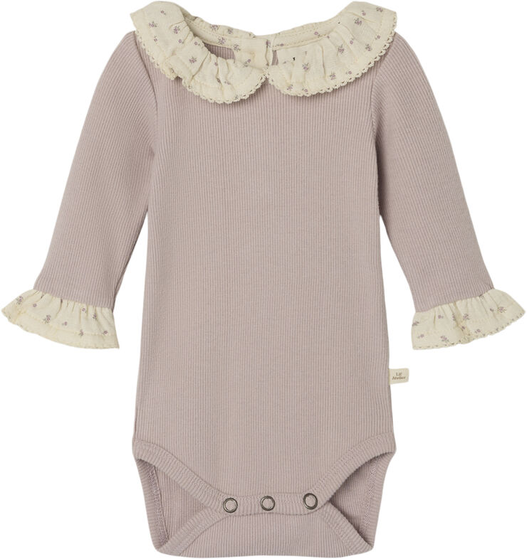 Lil' Atelier NBFTRINE LS SLIM BODY LIL Shadow gray