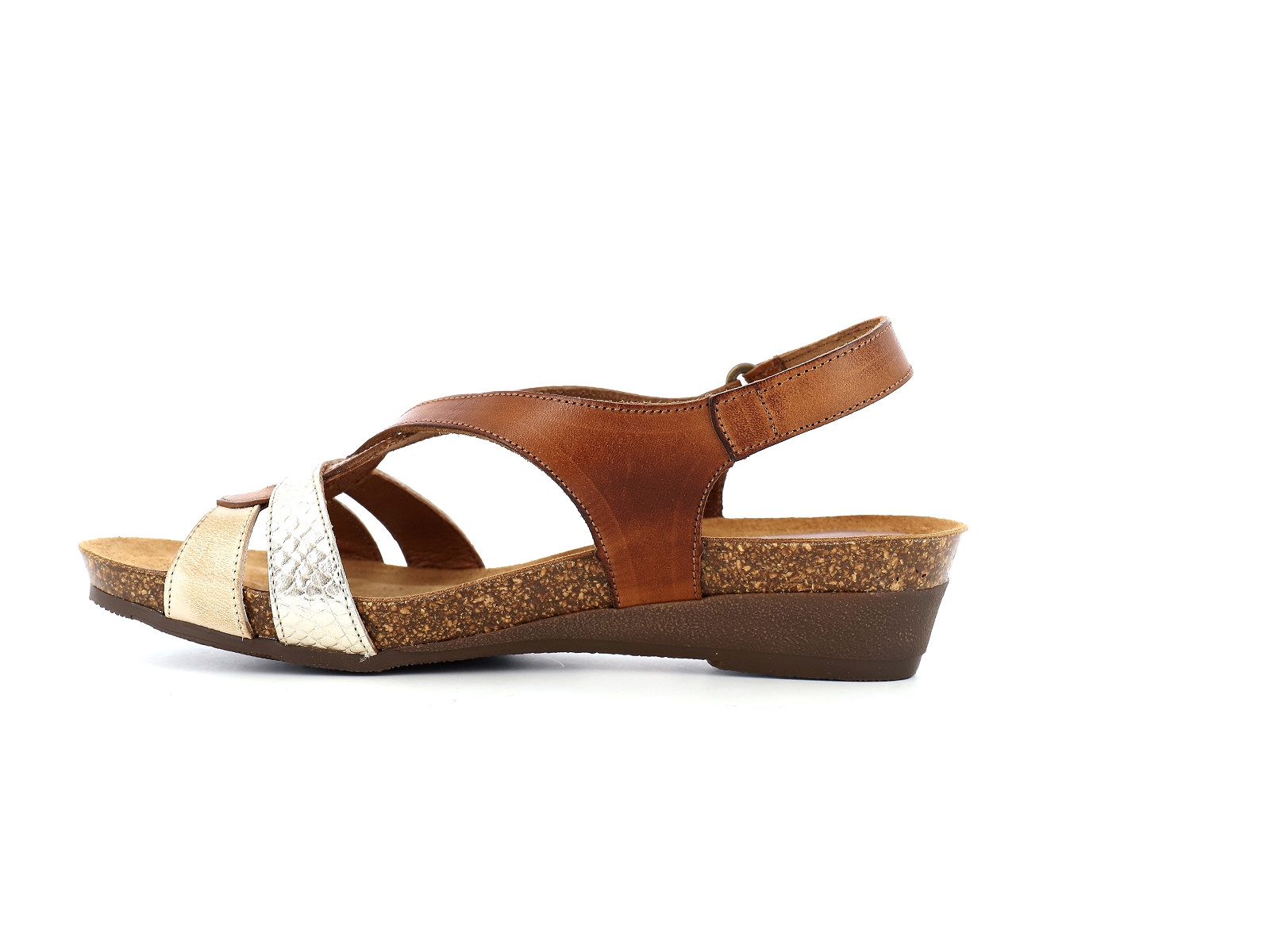 Xapatan-BULOY 9105 Cuir Multi-Marron
