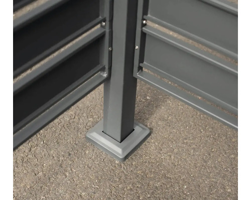 WESTMANN Planum opbergbox met 2 bakken, 170 x 90 x 150 cm, antraciet