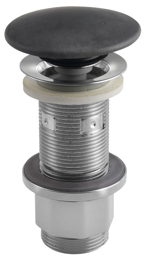 Sapho Concrete afvoerplug met clicksysteem beton antraciet