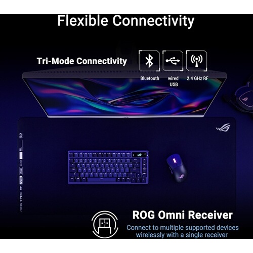 Souris Asus gaming sans fil ROG Keris II Origin Noir