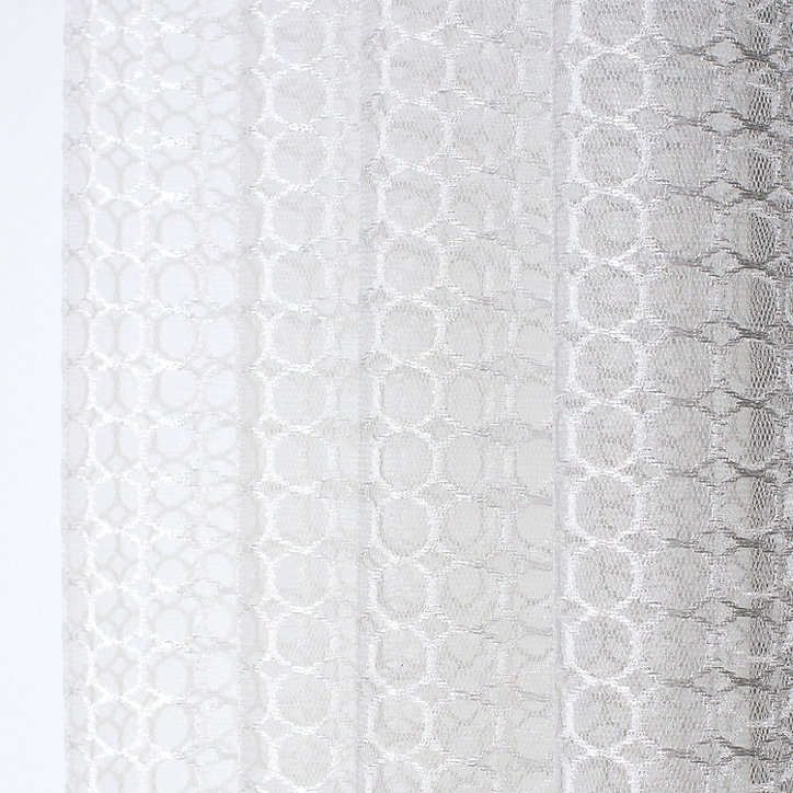 Voilage tamisant à œillet Gabriella Rocle l.140 x l.240 cm blanc ivoire