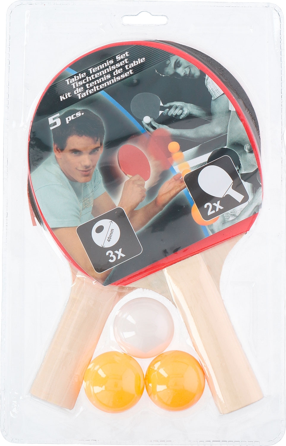 Edco Tischtennis-Set 5-teilig