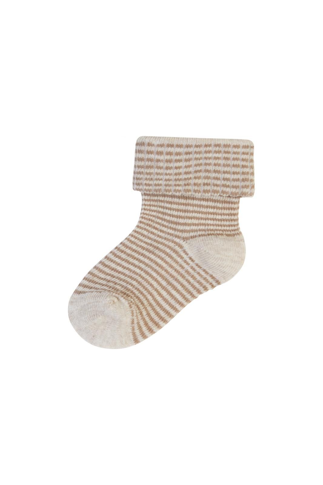 Noppies Newborn Sokken (4 paar) - Oatmeal Melange