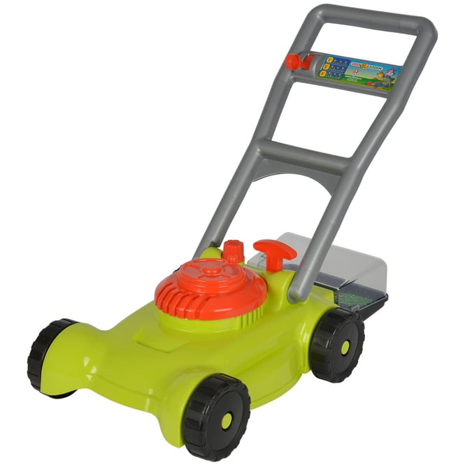 Kinder-Rasenmäher mit Auffangkorb