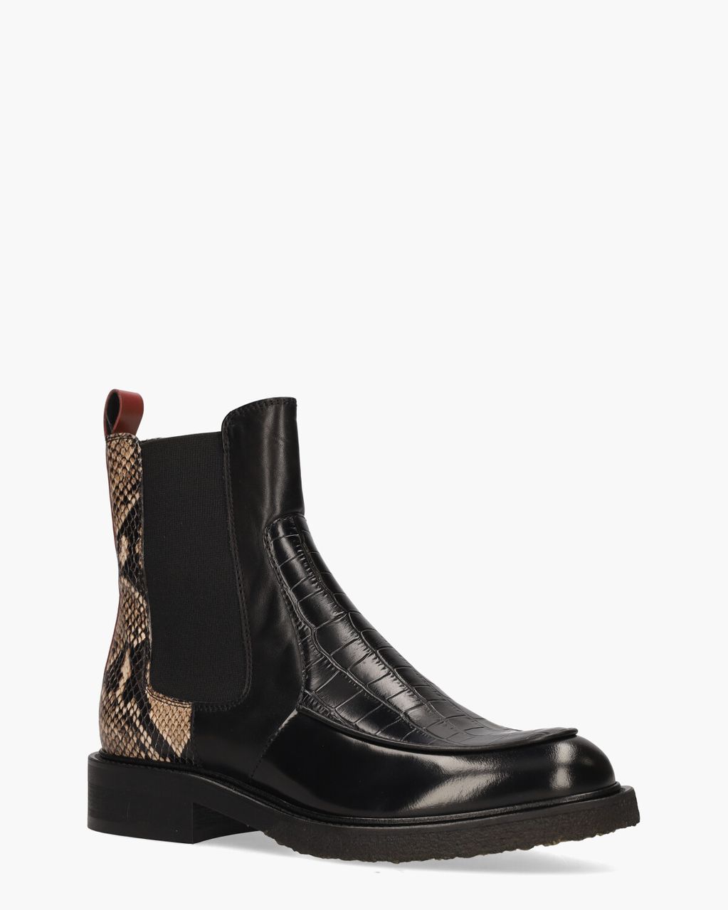 Billi Bi A7100 Zwart/Multicolor Dames Chelseaboots