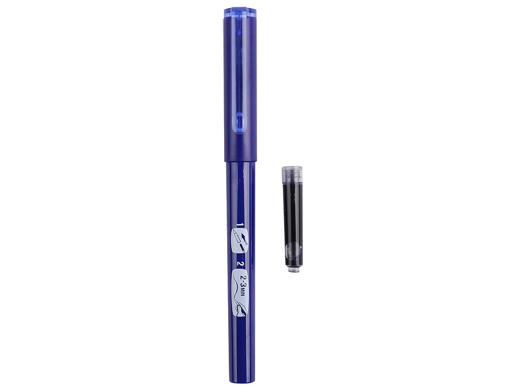 CANETA PONTA FINA AUCHAN 0.7MM AZUL  RECARGA