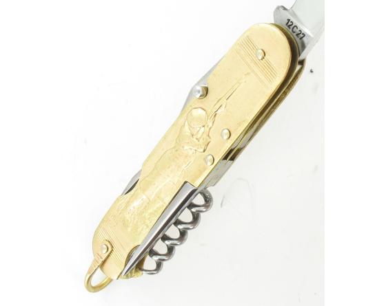 Musicien - Femme aux Sabots - 6 pièces - Inox Couteau de poche par Coursolle
