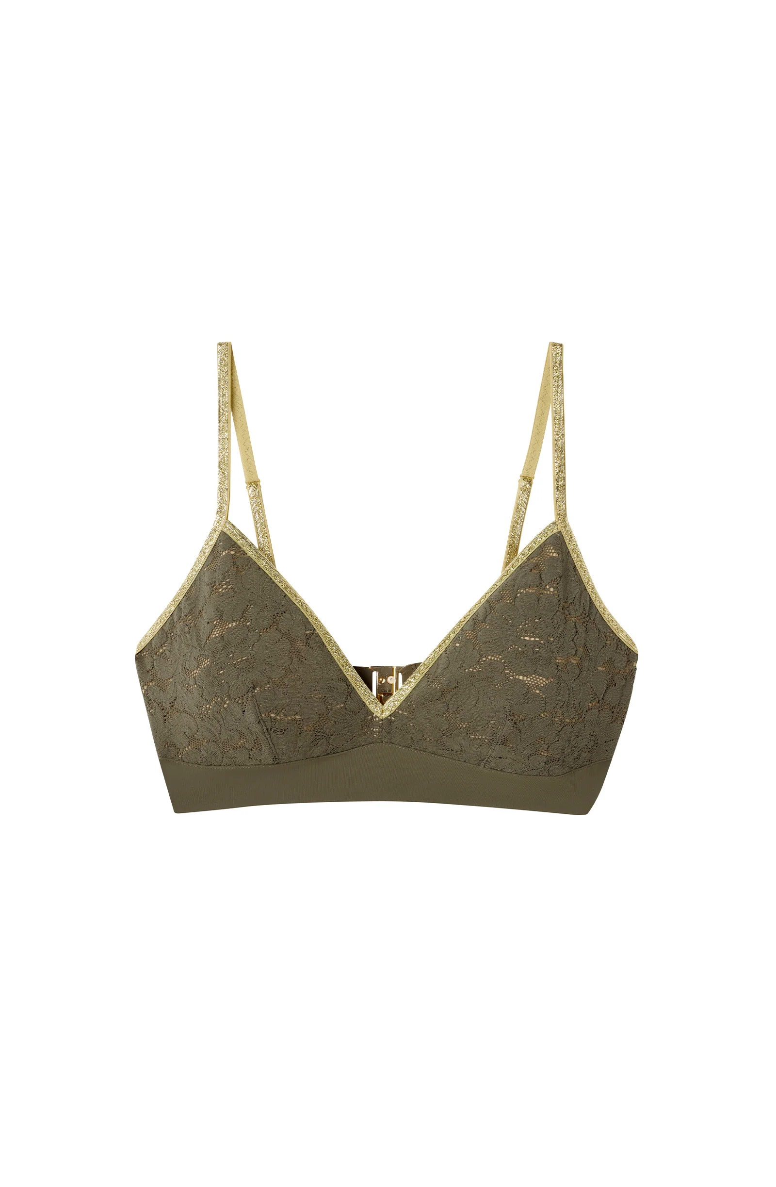 swann Soutien-gorge lichen en dentelle et lurex Lichen