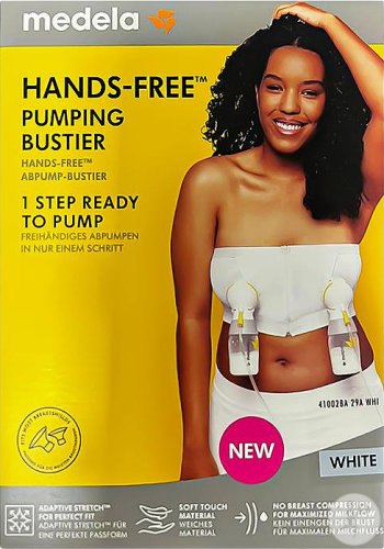 Medela Hands-Free Bustier D'Expression Blanc M 1 Pièce