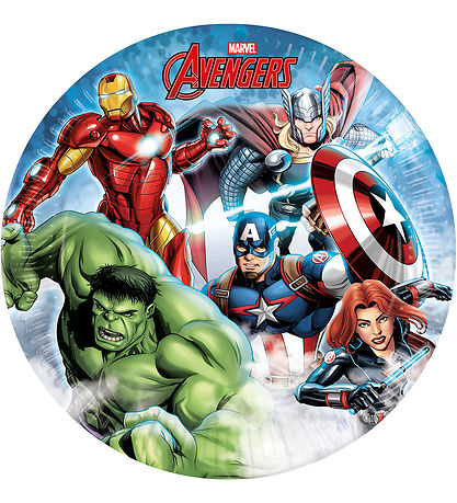 Decorata Party Pappteller - 8er-Pack - 23 cm - Avengers Infinity