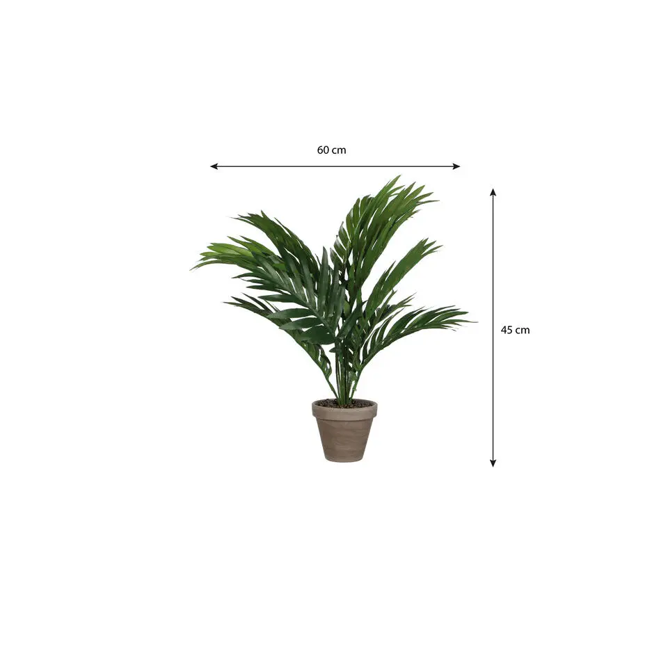Mica Decorations Kunstplant - areca palm - in pot - 40 cm