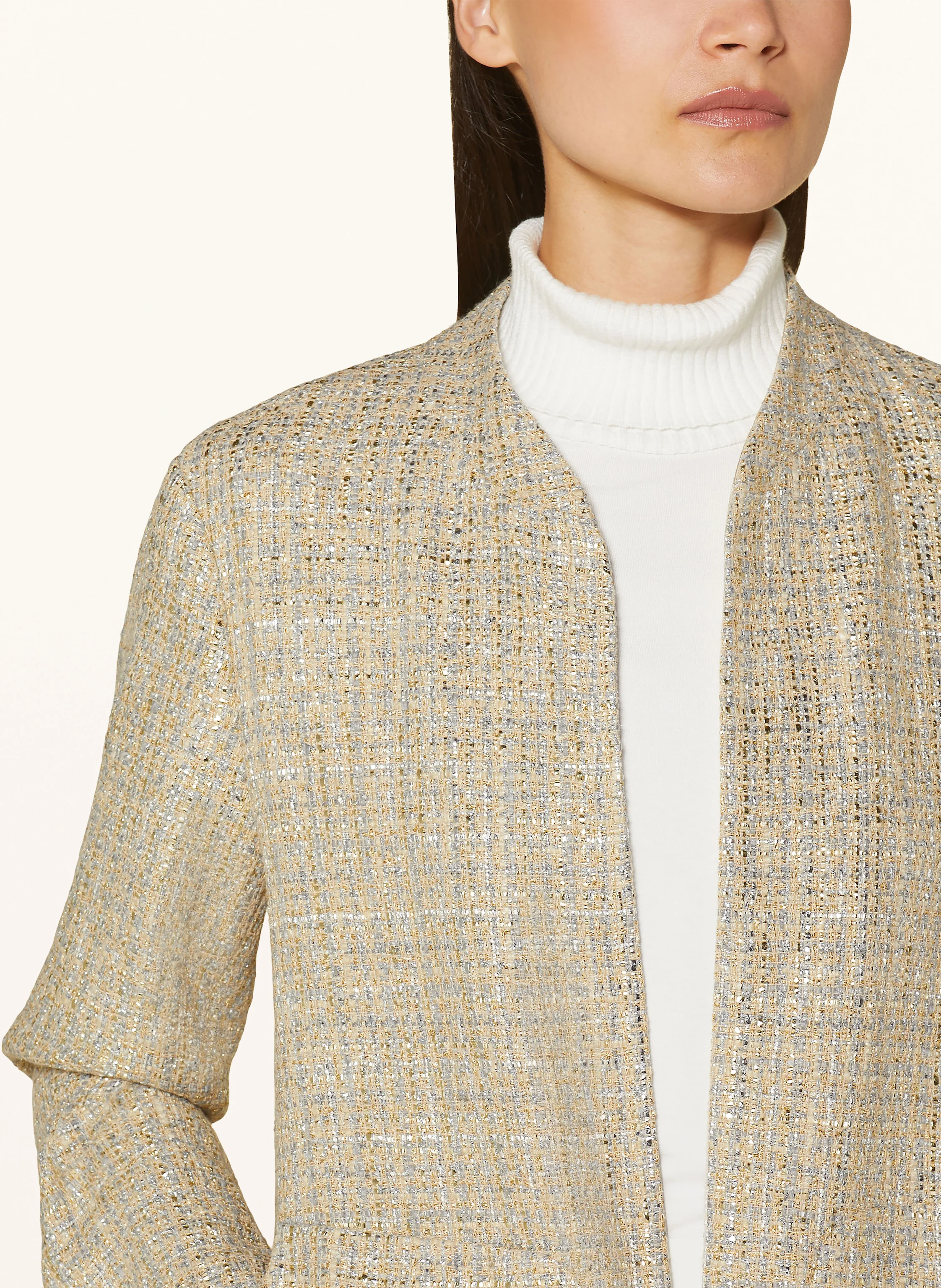 RIANI Tweed-Blazer mit Glitzergarn