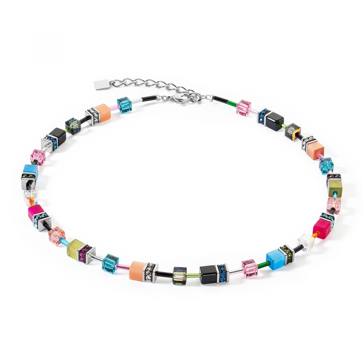 Collier Coeur de Lion Geocube Iconic MulticoloreFancy