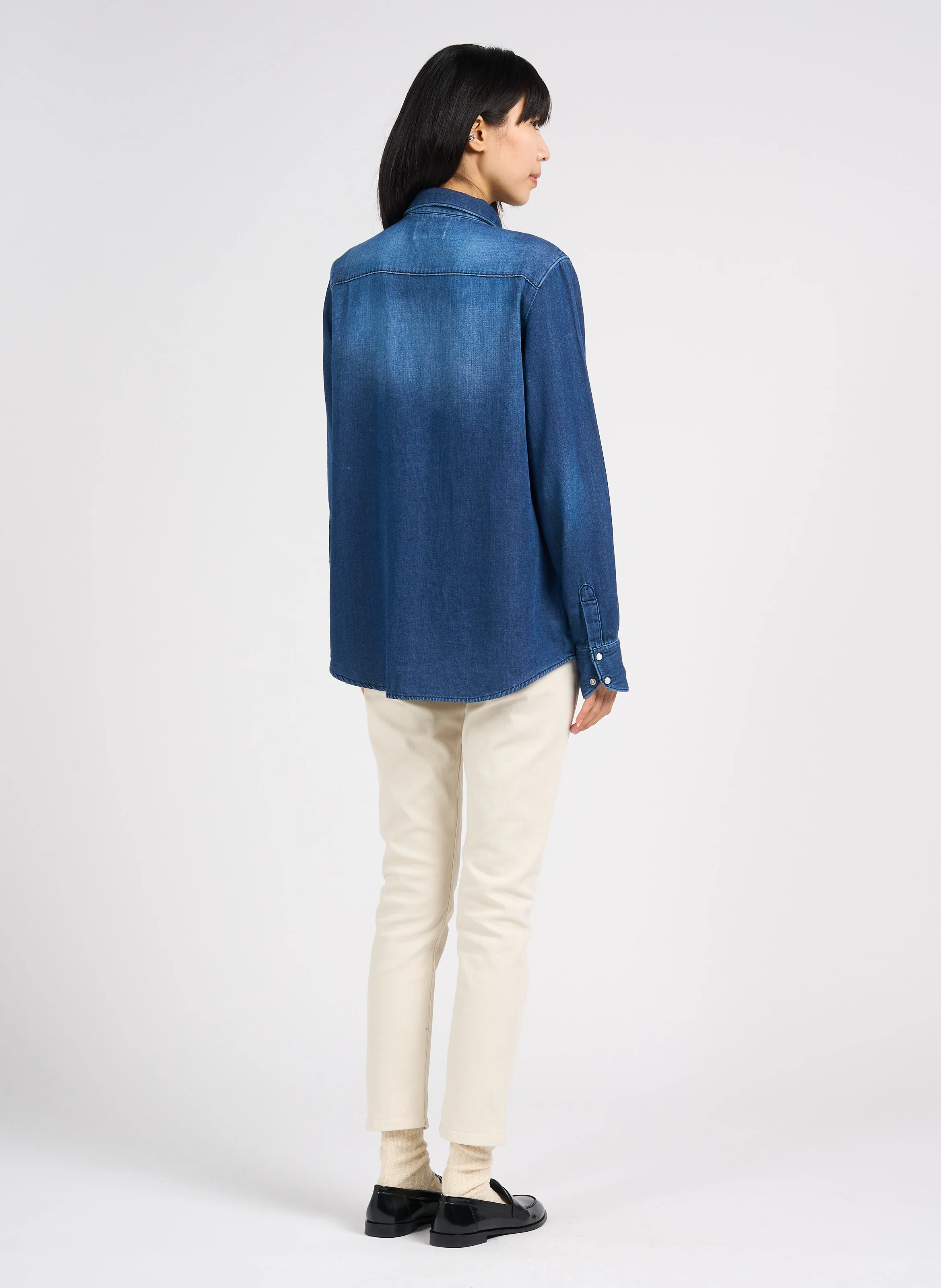 CRYSTAL - Jean slim en coton mélangé | Blanc