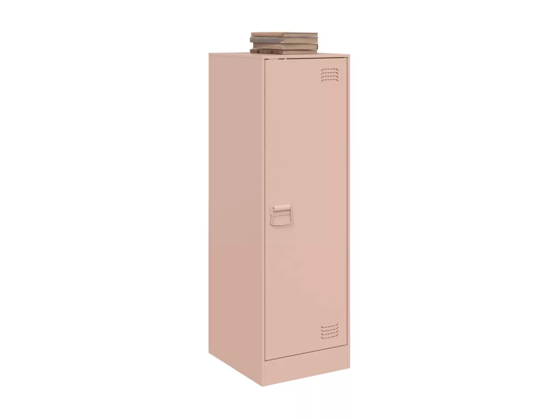 Buffet rose 34,5x39x107 cm acier