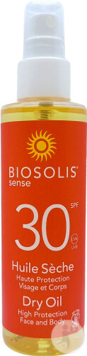 Biosolis Sense Huile Sèche Solaire IP30 Visage Et Corps 150ml