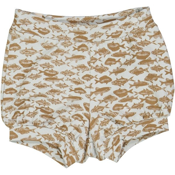 Dusty Dove Fish Issa Shorts - Wheat → Luksusbaby.dk