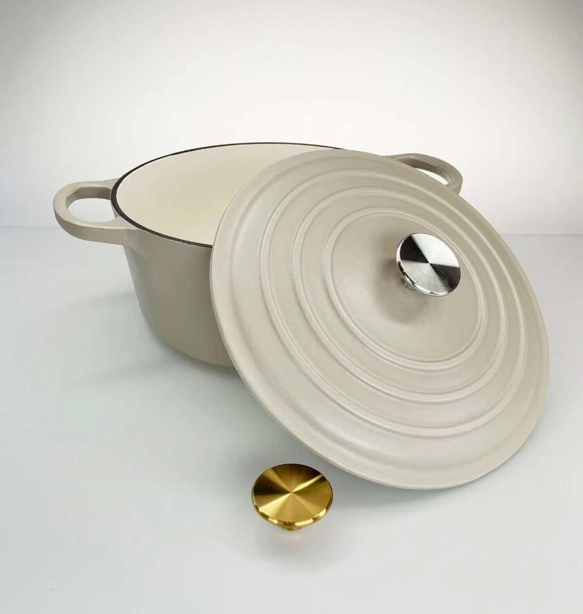 Redelaar Braadpan Gietijzer 26cm / 4.5L Mat light-sandy Beach