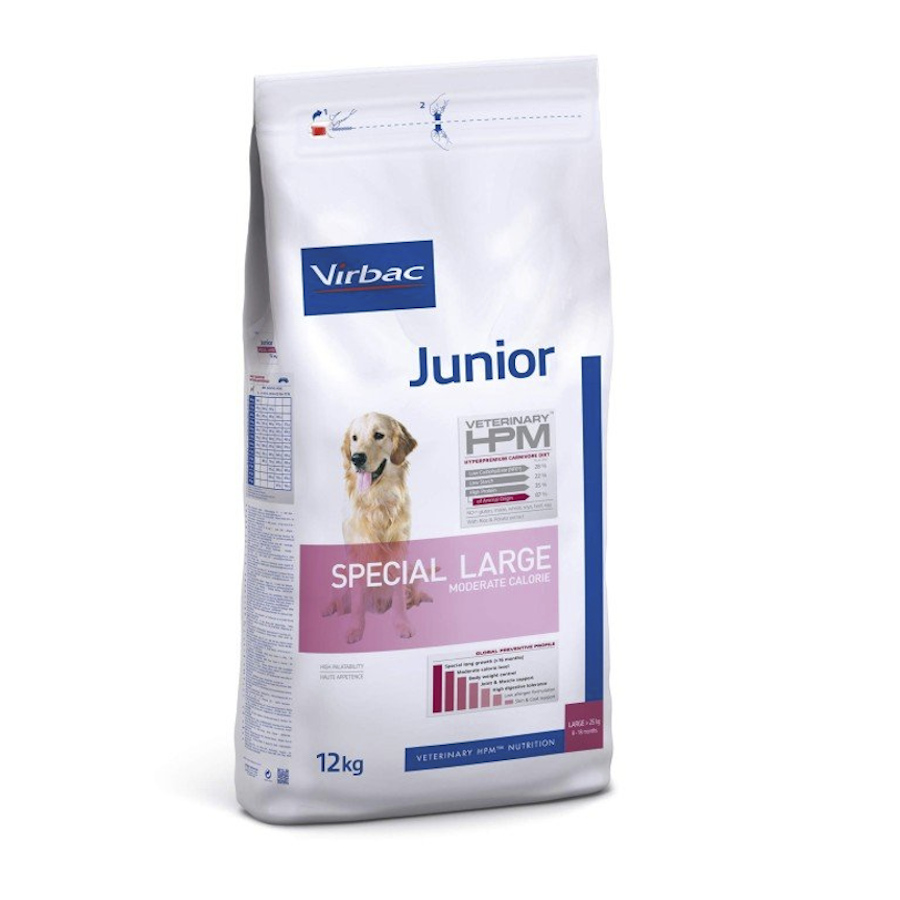 Ração Virbac Junior Special Large HPM para Cães
