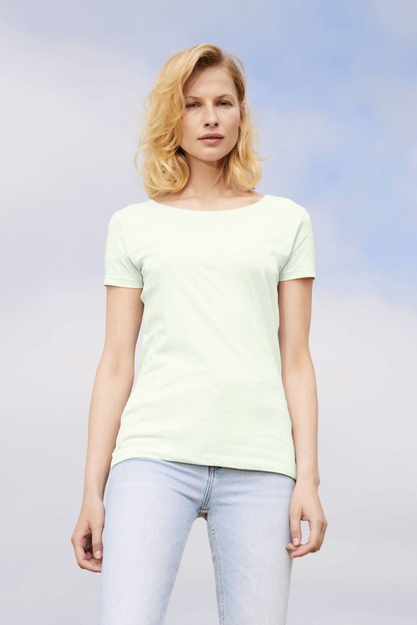 SOL'S 02856 - Martin Women Tee Shirt Jersey Col Rond Ajusté Femme
