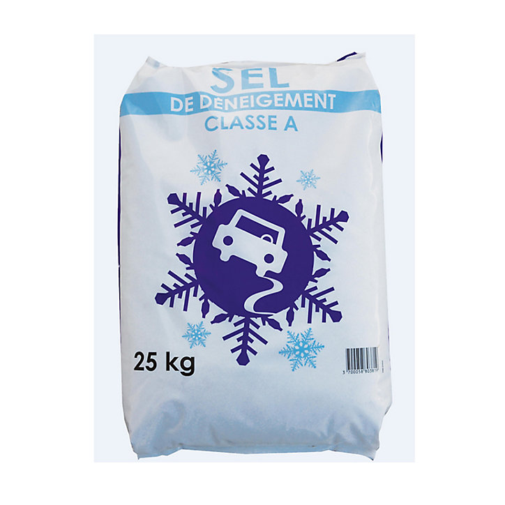 Sel de déneigement en sac de 25 kg