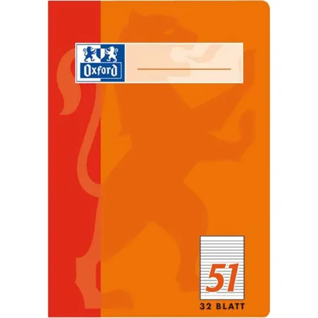 Oxford Oktavheft A6, Lineatur 51, 32 Blatt, SCRIBZEE®, sortiert