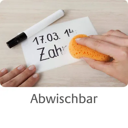 Avery Zweckform 62013 Whiteboard-Folien, weiß, 98 x 149 mm, 3 Folien