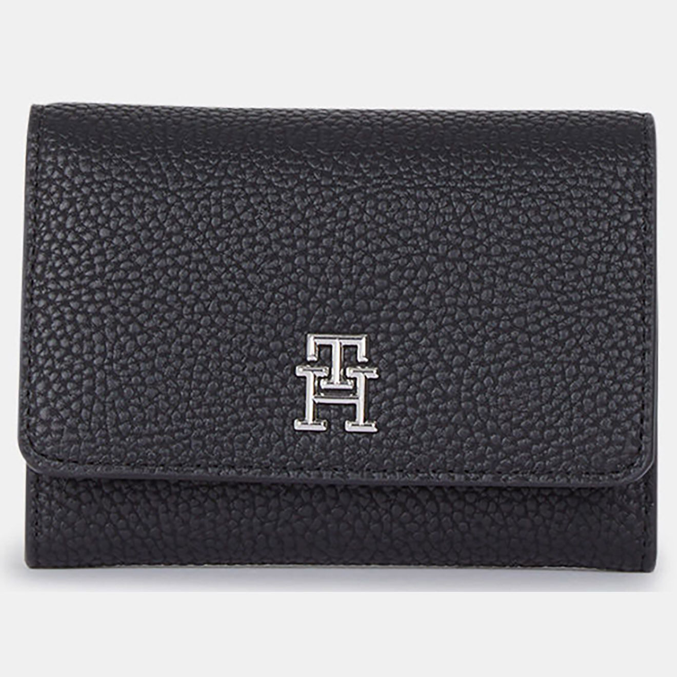 Tommy Hilfiger Porte-monnaie Emblem noir - 10x13 cm