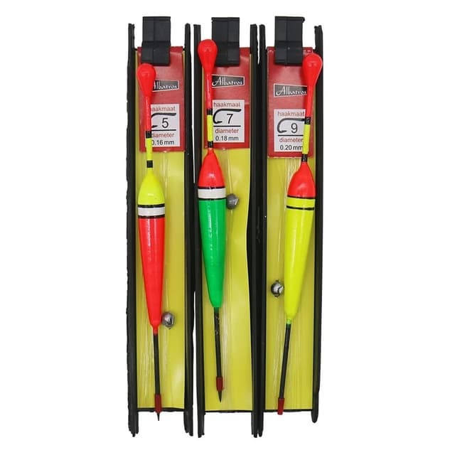 3-pak blyagn Flydebøje fiskegrej Fishing Fish Float Drift Set 6m line