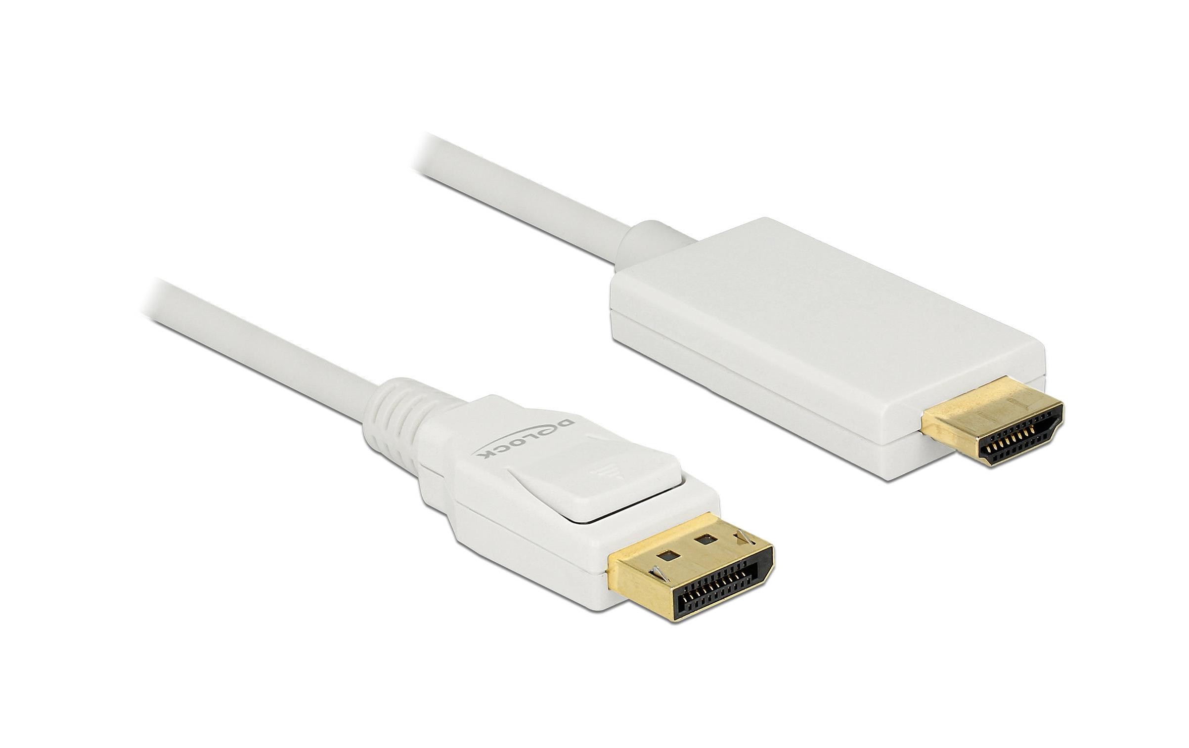 Kabel DisplayPort - HDMI, 1 mDisplayport zu HDMI Kabel