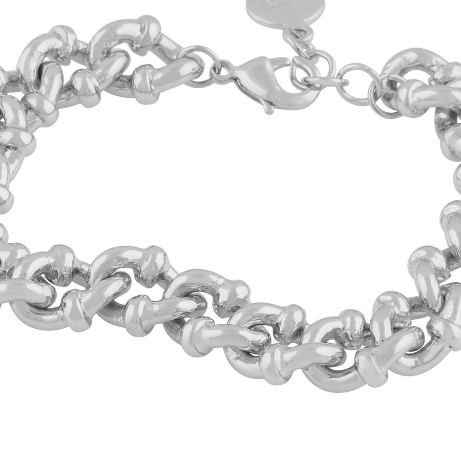 Snö Of Sweden Gina Big Bracelet Plain Silver Onesize