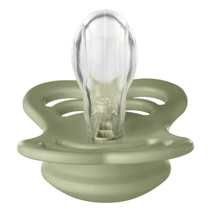 Bibs Tétines en silicone Supreme - Set de 2 | Vert foncé