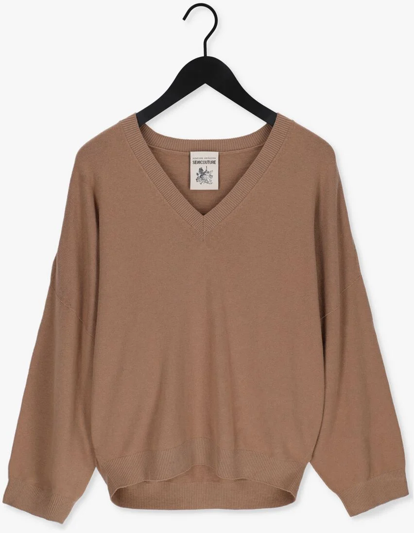 SEMICOUTURE camel semicouture trui y2wg06