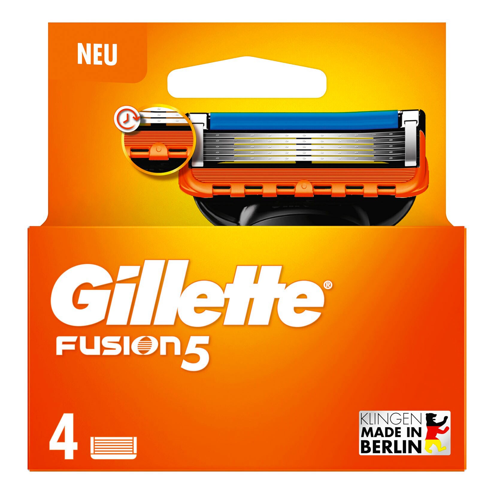 Gillette Fusion5 Rasierklingen 4 Stück, 3er Pack