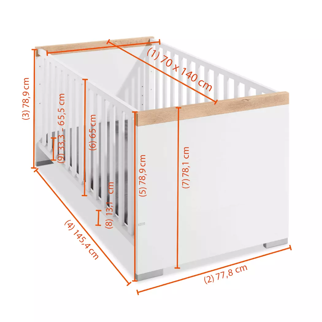 Babyzimmer-Set Kira 4tlg.