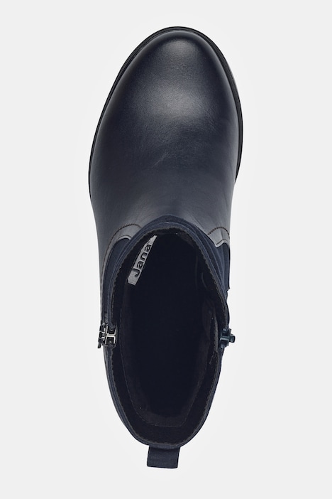 Stiefeletten, Jana Softline, vegan, Veloursoptik, Weite G
