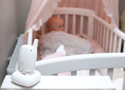 Padwico V8 Babycall med Oppladbart Batteri, White
