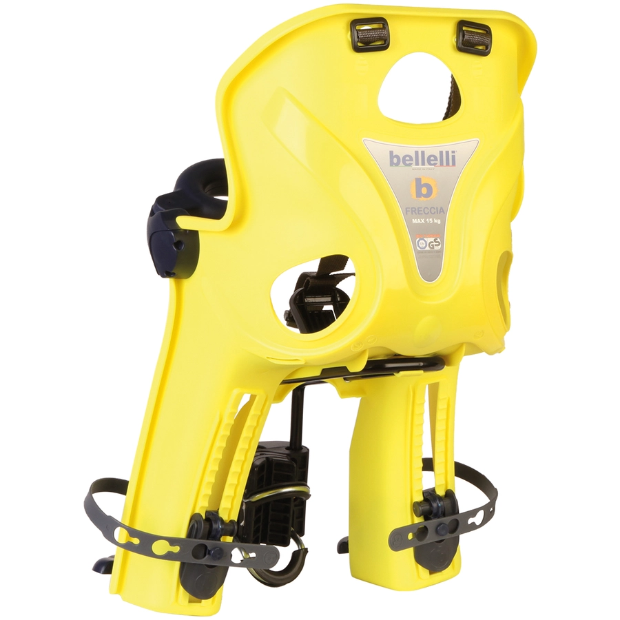 BELLELLI Kindersitz Fahrrad Freccia B-Fix frame mount HI VIZ