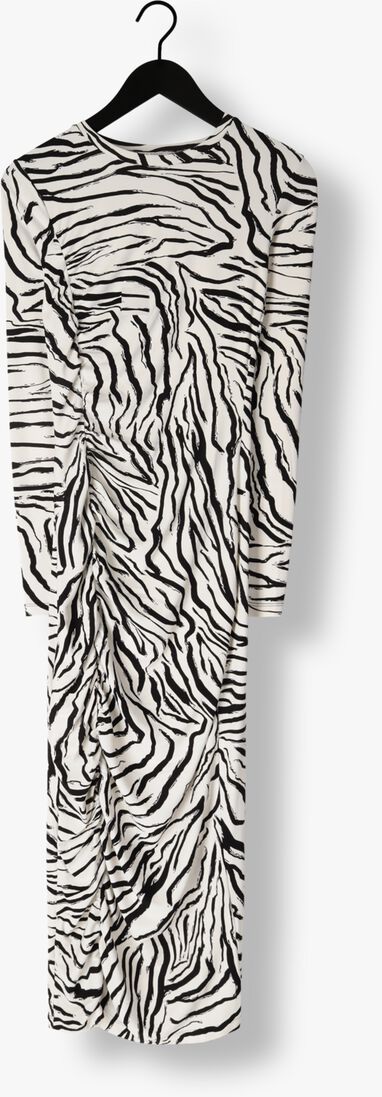 ENVII witte envii midi jurk enrun ls dress aop 5347