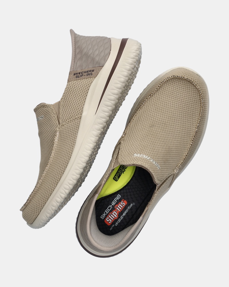 Skechers Hands Free Slip-Ins Delson 3.0 Instapschoenen  - taupe