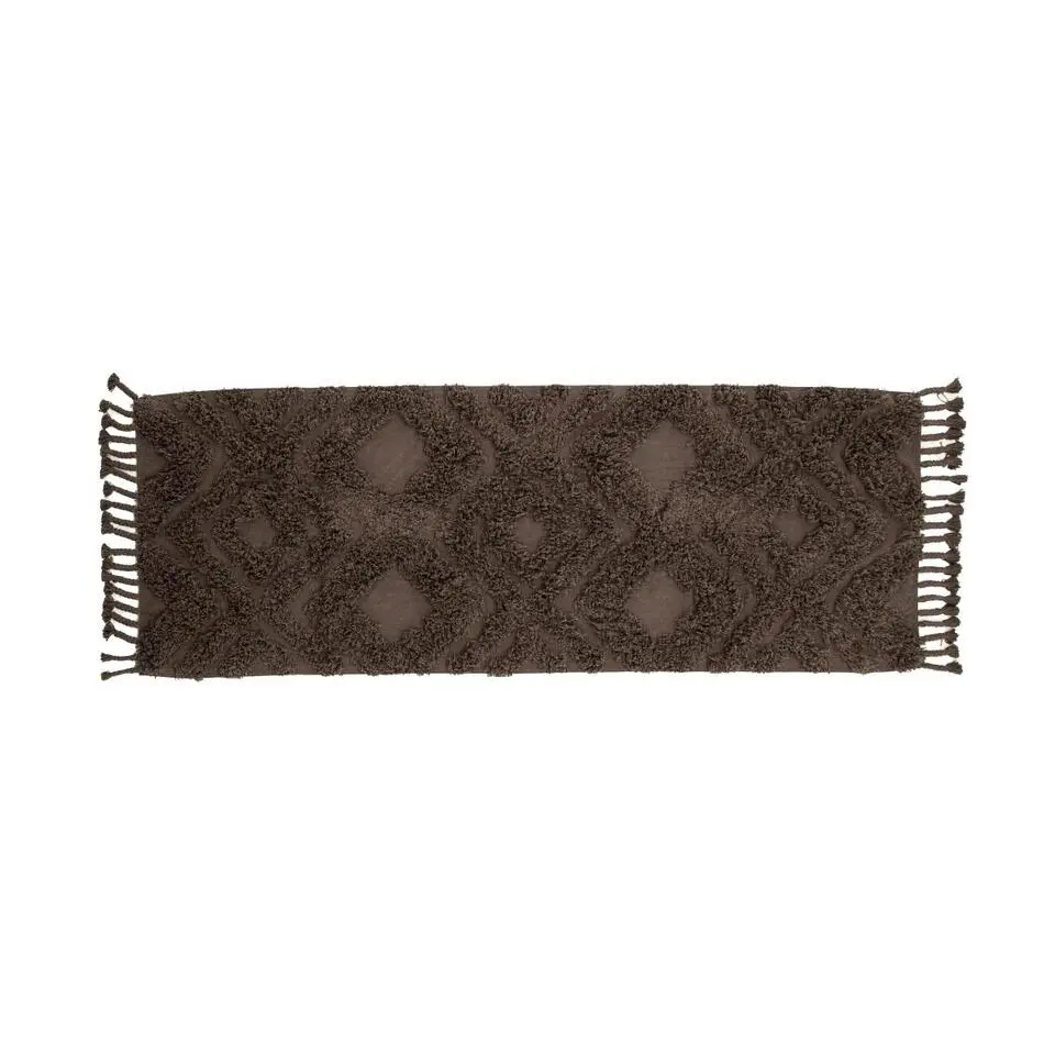 Svea - Dario vloerkleed - 70 x 200 cm - bruin
