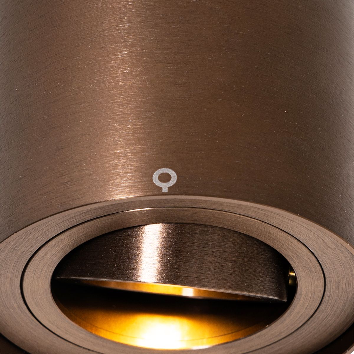 Smart plafondspot donkerbrons draai- en kantelbaar incl. Wifi GU10 50mm - Rondoo Up