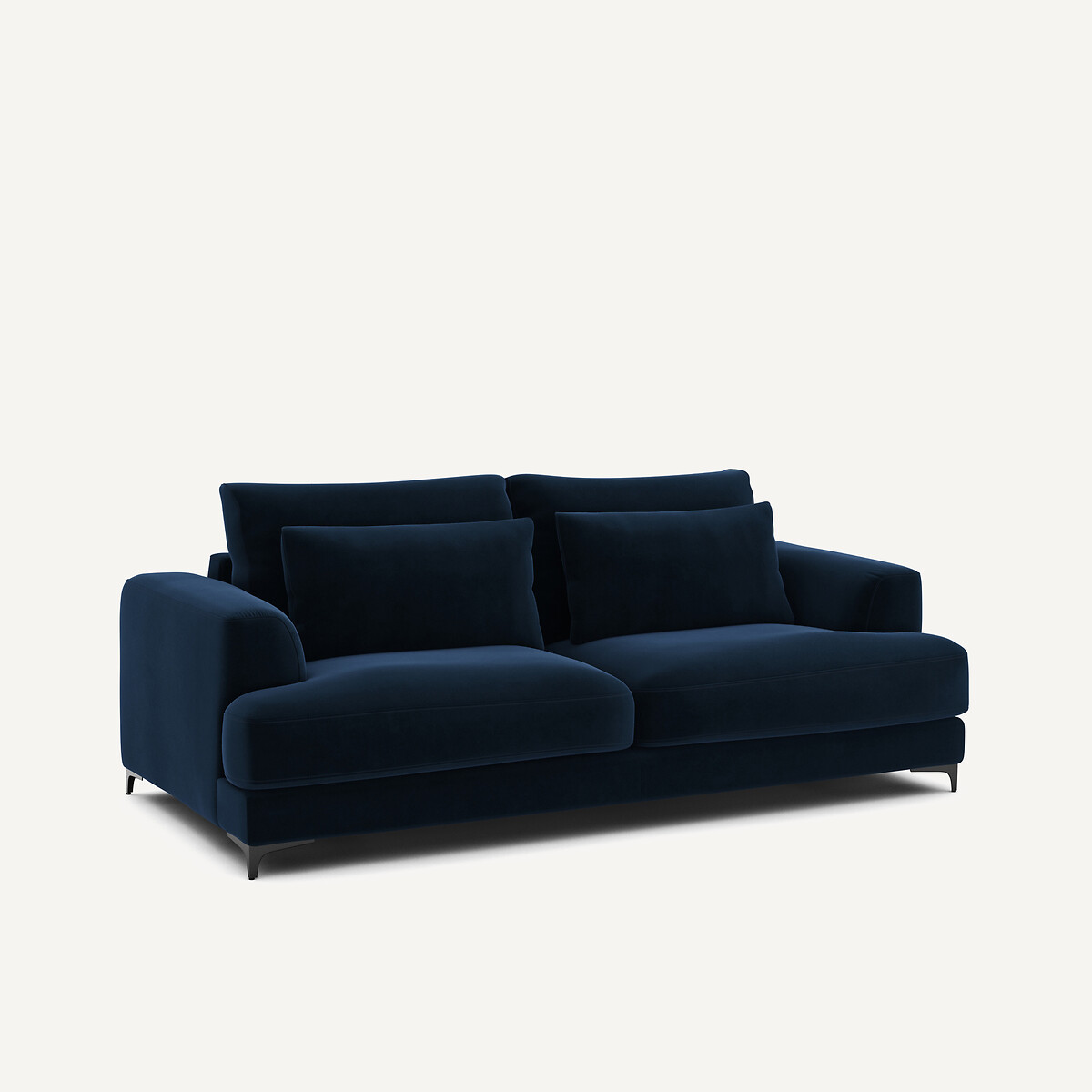 AM.PM<br>Sofá-cama de 3 lugares em veludo, Marsile