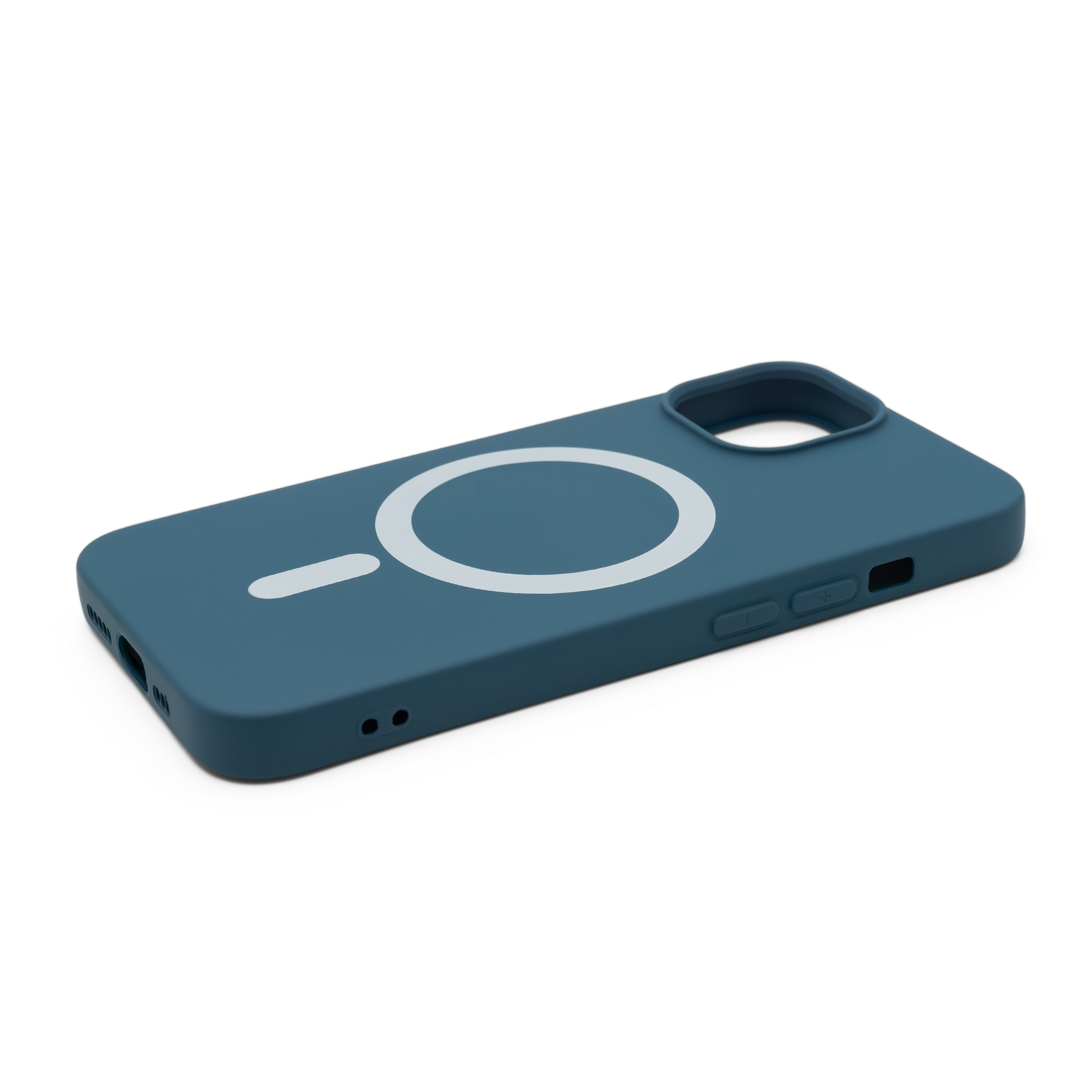 iPhone 14 Pro Max MagSafe Silikon Case Hülle - Petrol