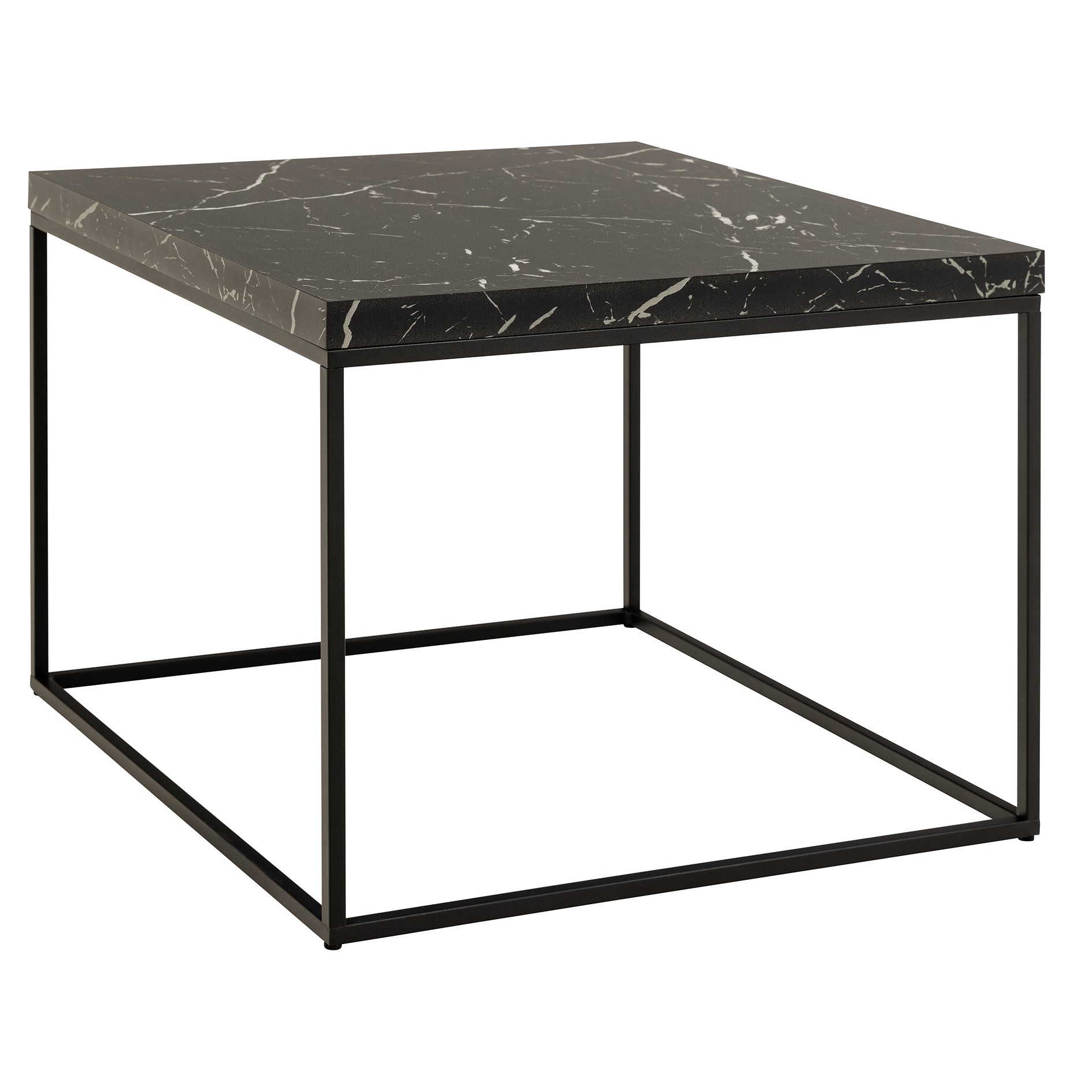 Couchtisch BAROSSA - schwarz- schwarz matt - 60 cm