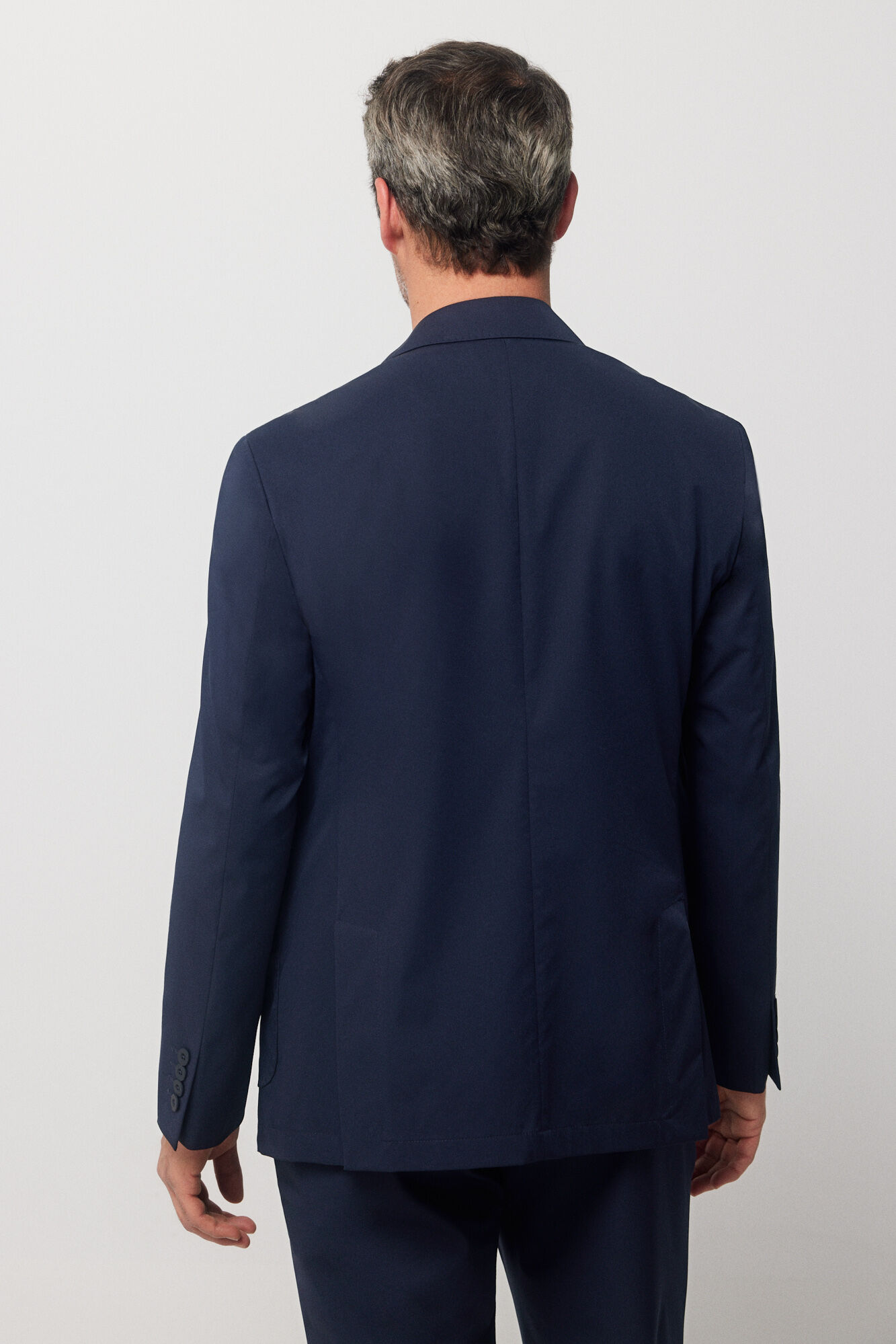 Jaqueta técnica slim - Azul marinho