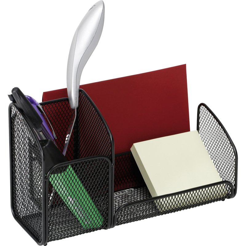 Organiseur de bureau MESHTRI 3 compartiments - métal