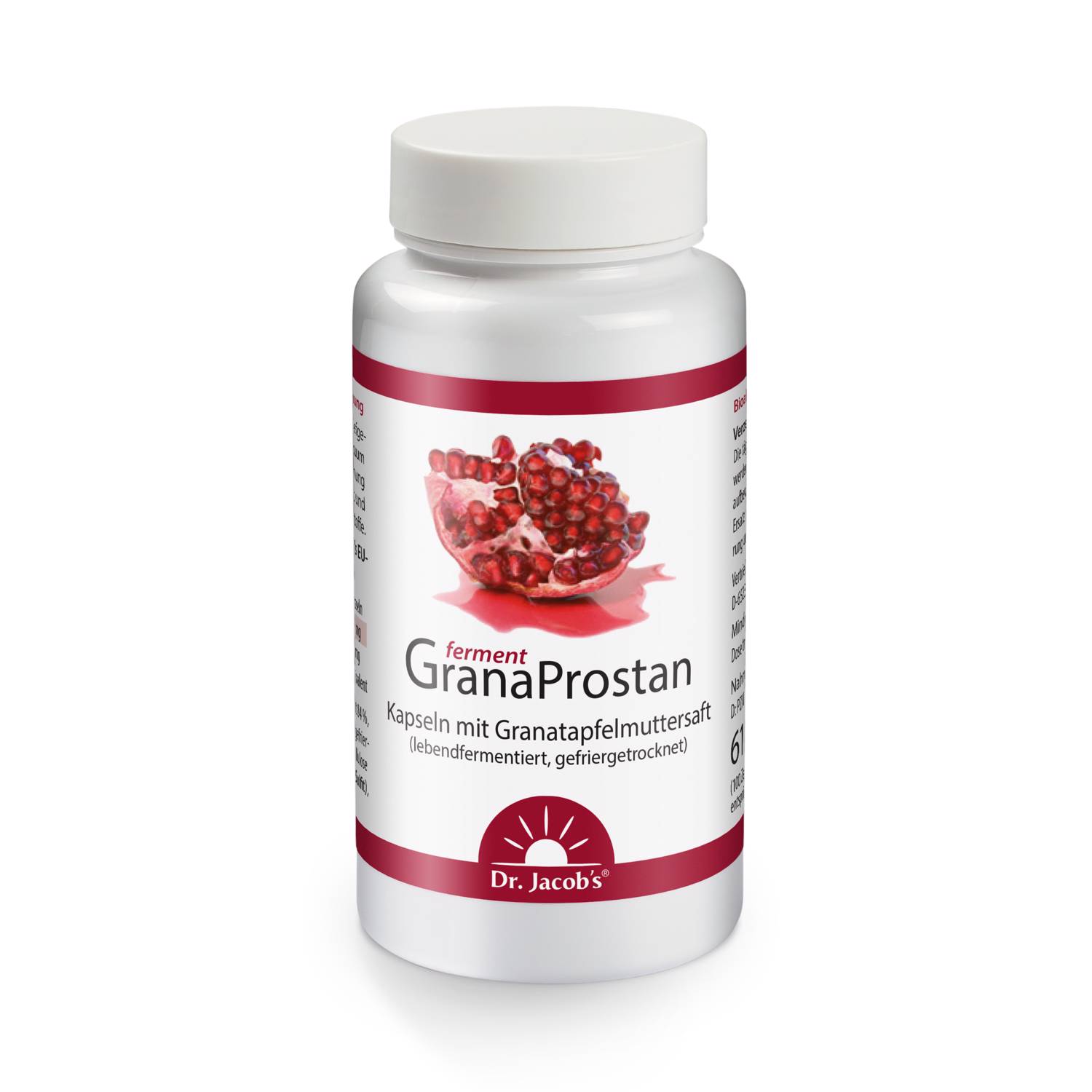 DR. JACOB'S GranaProstan<br>100 Stück, Dose, Kapsel, Granatapfel-Extrakt ferment