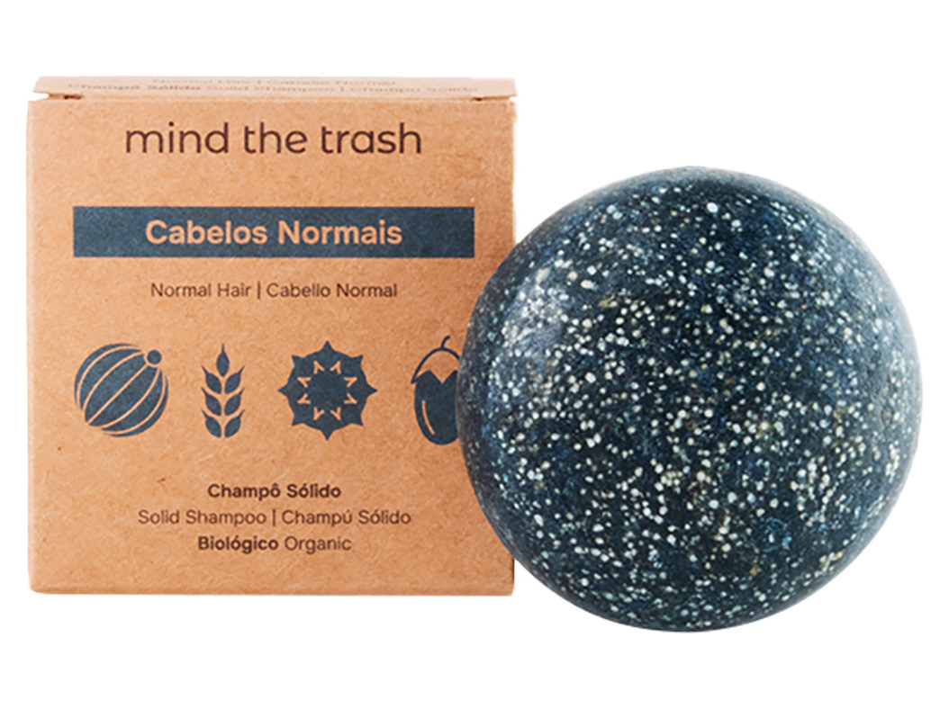CHAMPÔ MIND THE TRASH SÓLIDO CABELOS NORMAIS 80G